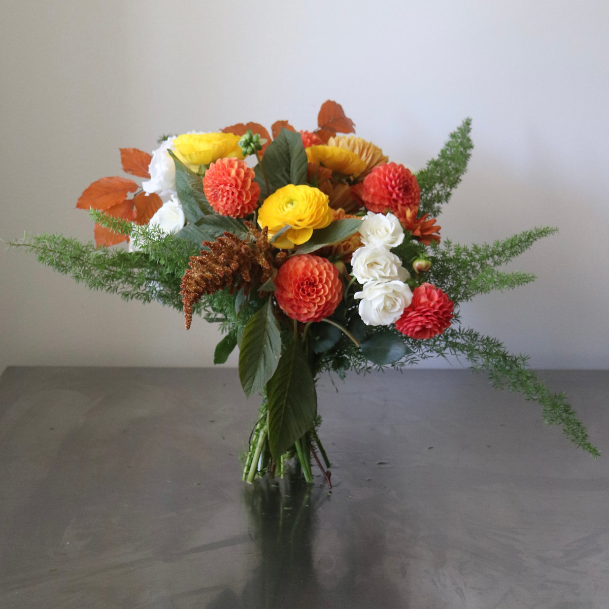 Fall Hues Florist's Choice Hand-tied Bouquet