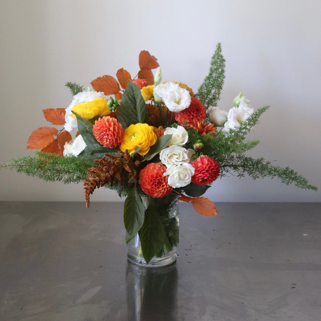 Fall Hues Florist's Choice Vase Arrangement